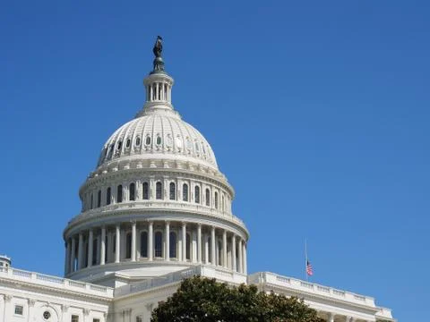 Dome Capitol building. Stock Photos