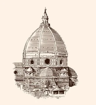Dome of the Cathedral Stock-Illustration