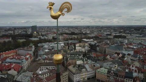 Dome cathedral in Riga Stock Footage 153314920