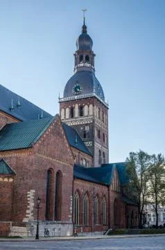 Dome Cathedral in Riga Stock Photos
