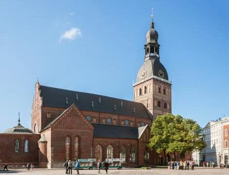 Dome Cathedral in Riga Stock Photos