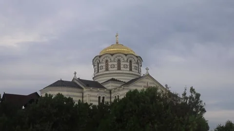 Dome of Chersonesus Cathedral Stock Footage 162190122