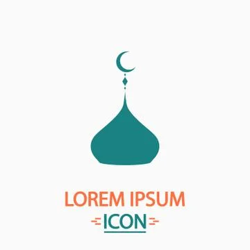 Dome computer symbol Stock Illustration