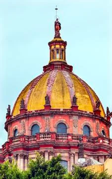 Dome Convent Immaculate Conception Nuns San MigueL De Allende Mexico Stock Photos