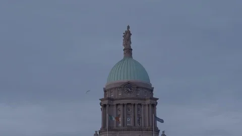 Dome of the Custom House, Dublin Stock Footage 123647124