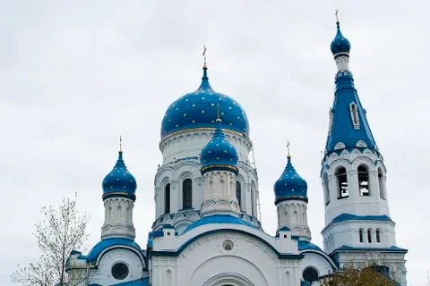 Dome of intercession Cathedral Stock Photos