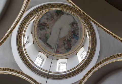 Dome interior celling Stock Photos