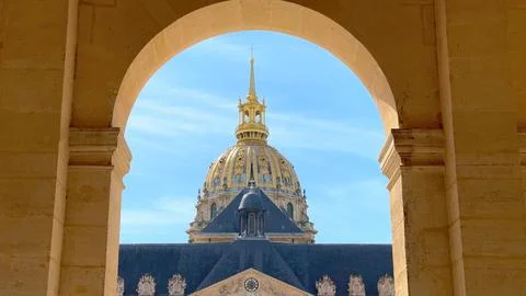 Dome of the Invalides in Paris 写真素材