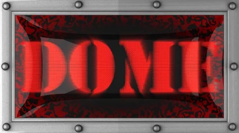 Dome on led Stock Footage 8699910