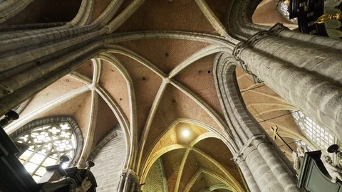 Dome of medieval cathedral Stock-Footage 96046025