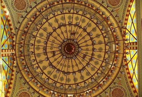Dome of The Mosque, Islamic Architecture Stock Photos