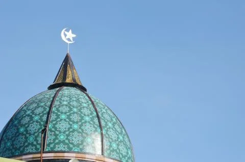 Dome of the mosque Stock Photos