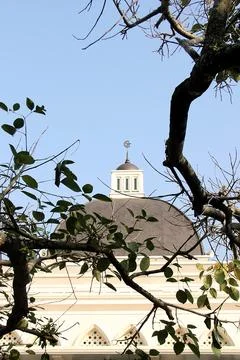 Dome of the mosque Stock Photos