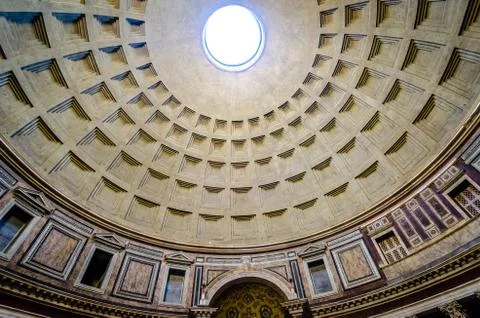 Dome of the Pantheon Stock Photos