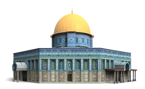Dome of the rock 5 Stock Illustration