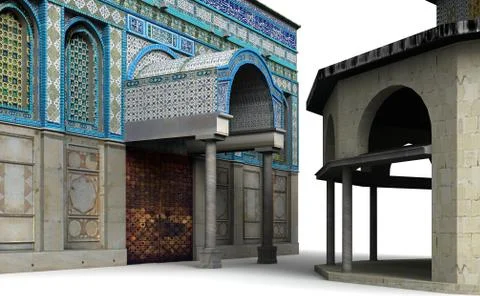 Dome of the rock 7 Stock Illustration