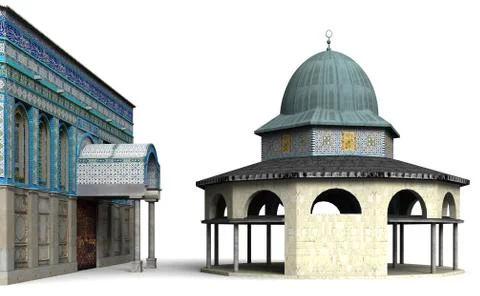 Dome of the rock 8 Stock Illustration