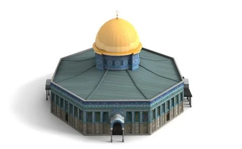 Dome of the rock 9 Stock Illustration