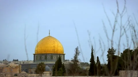 Dome of the Rock Video stock 56692588