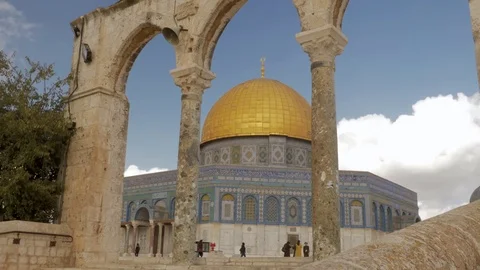 Dome of the Rock Video stock 82676240
