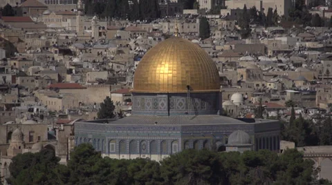 Dome of The Rock in Jerusalem Stock Footage 37849191
