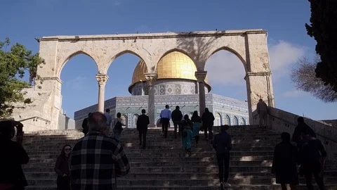 Dome of the Rock, Jerusalem Vídeos de archivo 90869021