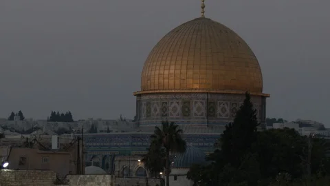 Dome of the Rock, Jerusalem Video stock 105623037