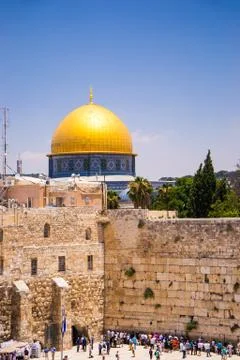 The dome of the rock Jerusalem Stock Photos