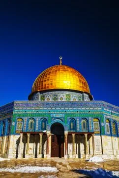 Dome of the rock in jerusalem Stock Photos