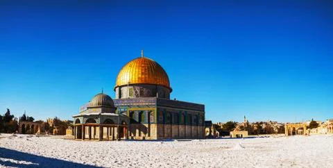 Dome of the rock in jerusalem Stock Photos