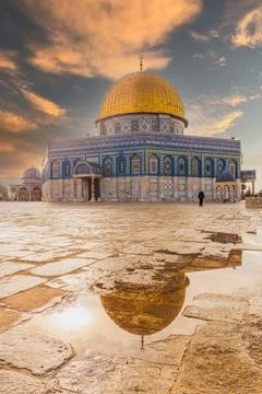 The Dome of the Rock in Jerusalem Foto stock