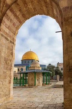 The Dome of the Rock in Jerusalem Stock Photos