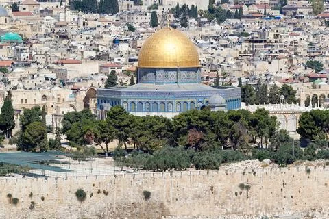 Dome of the Rock mosque Stock Photos