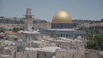 Dome of the Rock, panning shot Vídeos de archivo 86124824