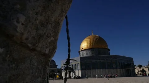 DOME OF THE ROCK - SLOWMOTION - 02 Stock Footage 46996846