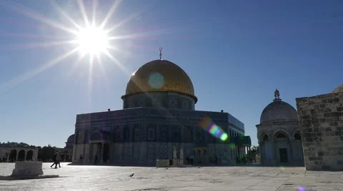 DOME OF THE ROCK - SLOWMOTION - 04 Stock Footage 46996730