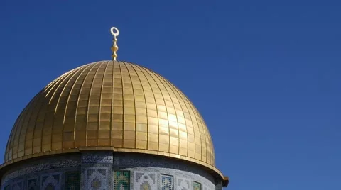 DOME OF THE ROCK -SLOWMOTION - 05 Stock Footage 46996308