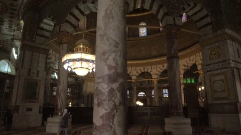 Dome of the Rock's Entryway Stock Footage 82595517