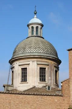 Dome in Rome Foto stock