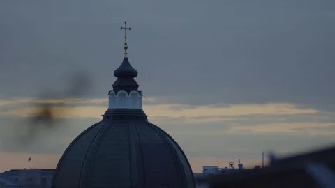 Dome Roof Stock Footage 80976238