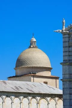 Dome of Saint Stephen of the Cavalry – August 1st, 2010, Pisa, Italy Stock Photos