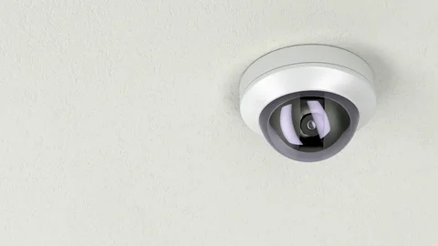 Dome security camera Video stock 81673716