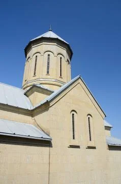 Dome of St. Nicholas Church, amid the ruins of Narikala fortress,Tbilisi,Geor Stock-Fotos