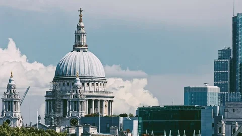 Dome of st pauls close up 库存影片 79077641