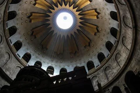 Dome of the temple of the lord Stock Photos
