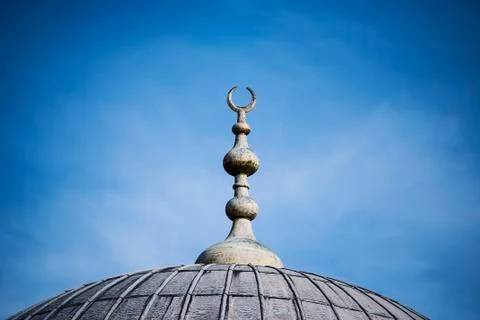 Dome of the typical mosque Stock Photos