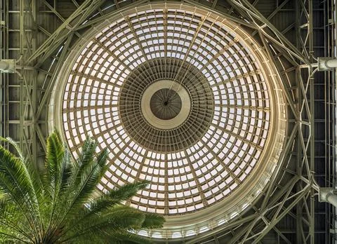 The Dome of the Winter Garden Stock Photos