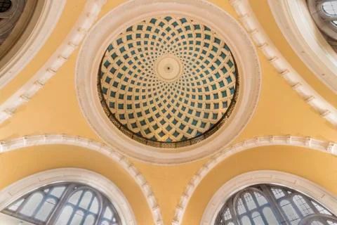 Domed ceiling from below Stock Photos