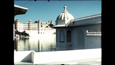 Domed Structure by the Lake Stock Footage 277976247