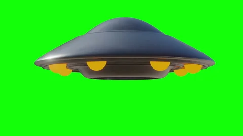 Domed UFO Stock Footage 137844457